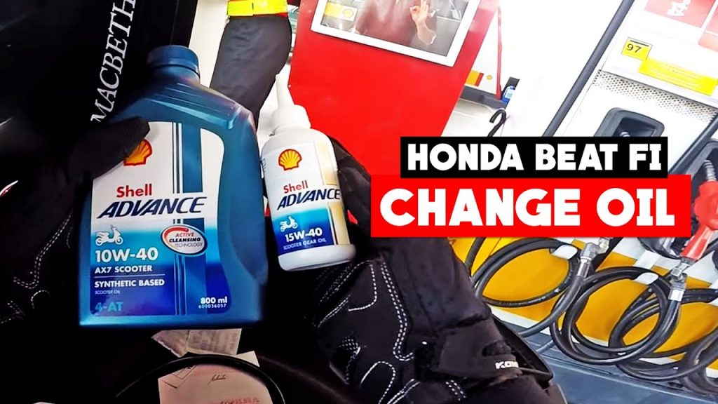 honda beat change oil