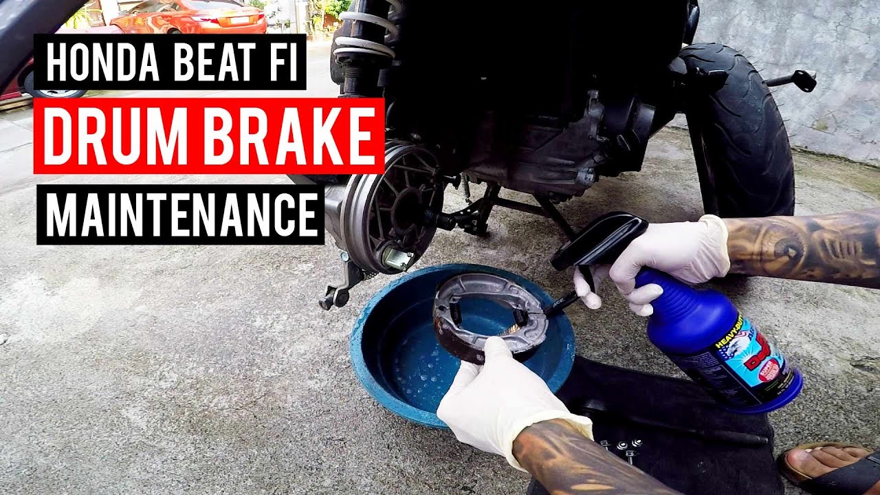 Honda Beat FI Drum Brake Maintenance MotobeastPH