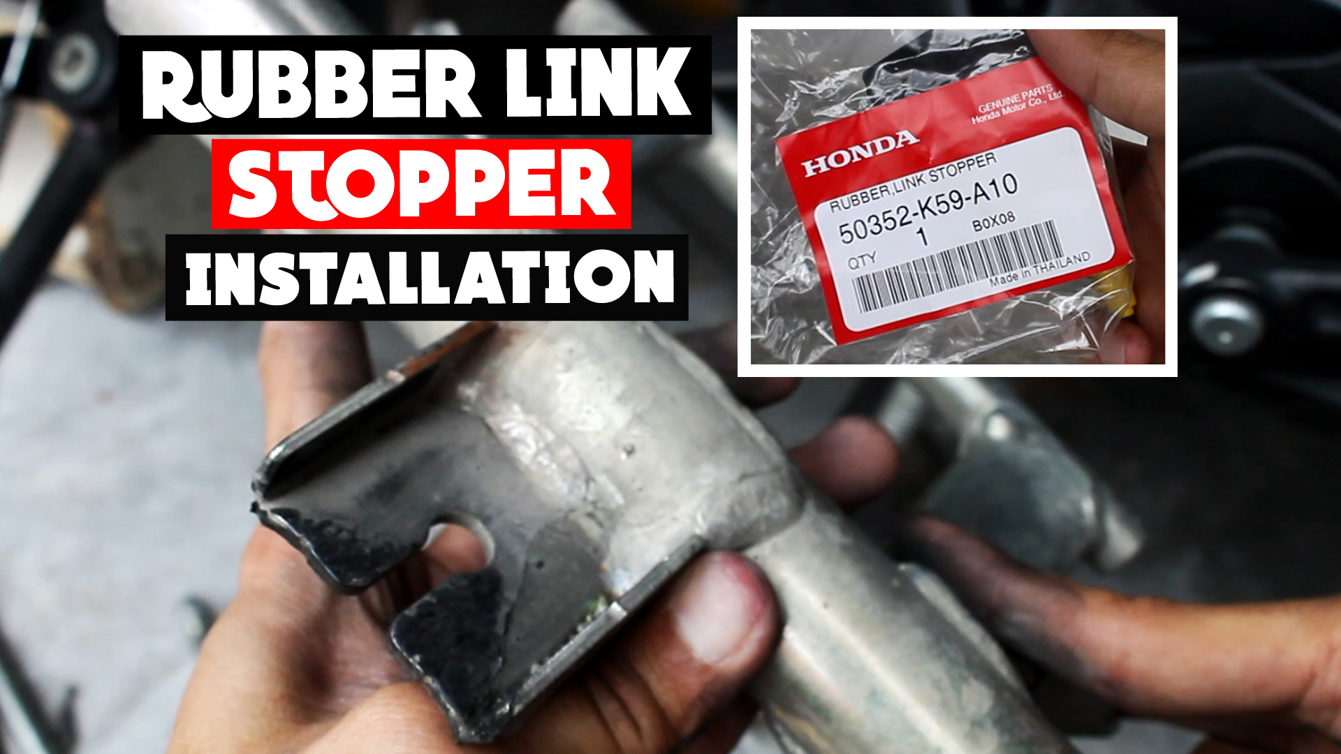 Rubber Link Stopper Replacement Honda Beat MotobeastPH
