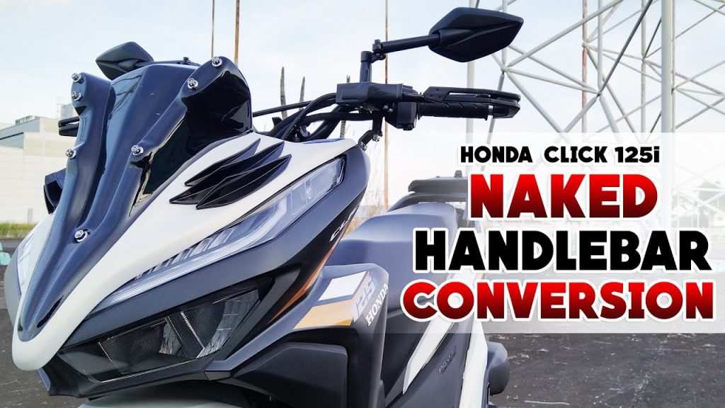Honda Click Naked Handlebar Conversion