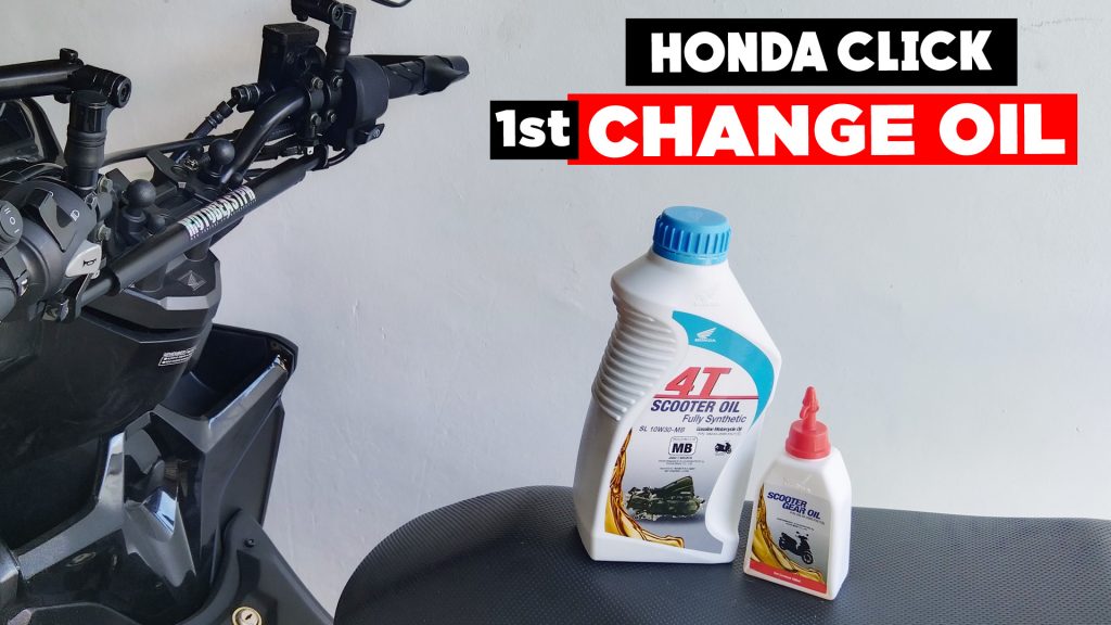 Honda Click First Change Oil