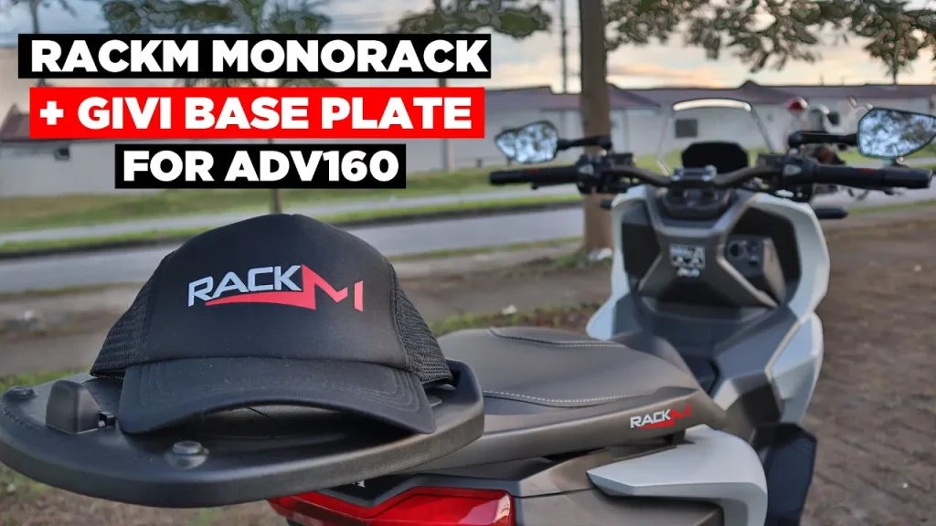 ADV 160 - RackM Monorack & Givi MP60N Base Plate