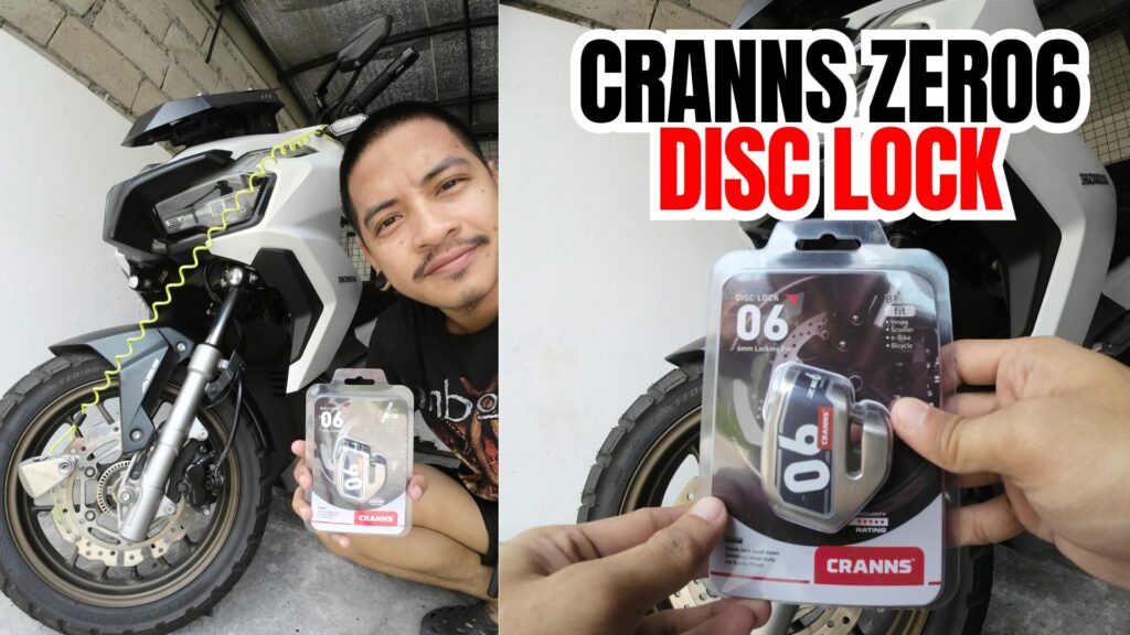 Cranns Zero 6 Disc Lock - Budget Disc Lock for Scooters and Motorcycles 1
